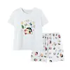 Pijama Refrescante Vit Girl para Mujer Traje de Verano de Manga Corta Estilo Hada Casual Todo Fósforo Ropa de Casa