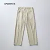 Sem devolução [preço especial ultrabaixo de liquidação limitada] Calças casuais retas soltas masculinas APO primavera e verão
