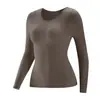 Conjunto Térmico de Otoño e Invierno Amigable con la Piel Cómodo Sin Costuras Ajustado Moldeador del Cuerpo Ropa Interior Capa Base