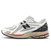 Zapatos Putian transfronterizos NB1906R plata líquida unisex para pareja, zapatos de papá de suela gruesa, zapatos deportivos casuales acolchados