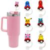 Katong Treasure para Tapa de Pajita Dream Lindo Divertido Pikachu Tapón Antipolvo de 10 mm Stanley STANLEY Funda para Pajita