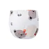 Pantalones de pañal para bebé Impermeables Lavables de tela A prueba de fugas para hombres y mujeres Pantalones de pañal de entrenamiento para bebé Ropa interior Pantalones de pañal de algodón