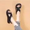 Sandalias Romanas Planas de Venta Caliente para Mujer 2026 Verano Nuevas Versátiles Transpirables Casuales Cómodas Suela Suave Correa en el Pie Zapatos de Playa