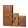 Billetera para Hombre Personalizada Vintage Hecha a Mano en Relieve de Cuero Genuino Larga de Cocodrilo Capa Superior Piel de Vaca Multitarjeta Monedero Estuche