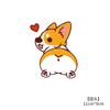Adesivos de Carro Adesivos de Carro de Desenho Animado Adesivos de Cachorro Corgi Adesivos de Desenho Animado Carro Elétrico Motocicleta À Prova de Chuva Adesivos de Carro