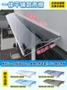 Alero Protector de Lluvia para Uso Doméstico, Toldo Impermeable para Ventana Exterior, Cubierta de Lluvia para Balcón, Toldo con Soporte de Aleación de Aluminio