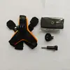 Kit de Disparo con Teléfono para Montaje en Barbilla de Casco de Motocicleta Soporte de Correa de Barbilla para Casco Gopro Dji