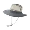 Boné liso para uso externo boné de pescador boné de pesca boné com proteção solar boné camuflado boné para montanhismo chapéu de palha western respirável de verão atacado