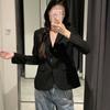 Esgotado 2022 Novo Business Casual Slim Terno Pequeno Jaqueta de Manga Comprida para Mulheres K441820 445161