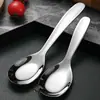 Talheres de aço inoxidável 316 para crianças, colher e garfo, colher de sopa para comer e beber de bebê, colher pequena para alimentar, colher de treinamento para alimentos complementares