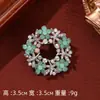 Broche de Moda de Lujo Accesible de Alta Gama Bauhinia Cristal Corsage de Alta Gama Traje Abrigo Accesorios de Ropa Pin Broche