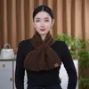 Bufanda de Lana Gruesa Cálida Unisex de Punto Trenzado Versátil de Moda Nueva Calentador de Cuello de Punto Cruzado de Gama Alta