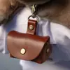Bolsa de Almacenamiento de Anillos de Cuero Estilo Japonés Bolsa de Almacenamiento de Anillos para Pareja de Bodas Anillo de Diamante Anillo de Mujer Caja de Joyas Caja para Anillo de Compromiso