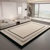 Alfombra de Estilo Sencillo Color Crema Francés para Decoración de Sala de Estar en Casa, Resistente a las Manchas, Antideslizante, Fácil de Cuidar, Manta para Sofá Se Puede Enviar por Cuenta de Otros