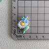 Gran abeja primavera flor planta resina accesorios funda para teléfono móvil llavero horquilla accesorios de papelería accesorios material