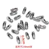 50 piezas de hebilla de cintura de cuentas de acero inoxidable, hebilla de cintura de cerdo, hebilla de cadena de cuentas, hebilla de collar, pulsera, hebilla de conexión, accesorios de joyería DIY