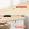 Estación de trabajo de oficina, combinación simple de escritorio y silla de oficina moderna, banco de trabajo simple para personal, escritorio de computadora para el hogar