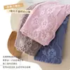 Calcinhas Renda Sem Costura Plus Size Cintura Alta para Mulheres, Malha Respirável de Cetim Costurada Alta Elasticidade Forro 100% Algodão Calcinhas Femininas