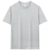 Camiseta Masculina de Algodão Desan de Verão com Manga Curta Personalizada, Secagem Rápida, Gola Redonda, Branca, Não Transparente, Camisa de Verão Estampada