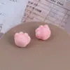 Cadena Linda para Teléfono Móvil con Cuentas Afelpadas Garra de Gato Linda a Través del Agujero Accesorios para el Cabello de Peluche Material Pulsera Cuentas Accesorios DIY