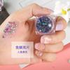 Suministro Exclusivo Transfronterizo de Polvo de Brillo en Gel para Maquillaje de Belleza, Decoración de Maquillaje de Ojos para Escenario, Brillo Facial Suave Estilo Japonés para Estudiantes