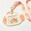 Colgante accesorio porta-tarjetas capibara con forma especial de PU, porta-tarjetas de cuero cultural y creativo, mercancía de celebridades, materiales de apoyo para fans, bolsa de tarjetas personalizada