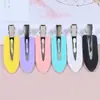 Grampo de Cabelo Ondulado em Forma de U Colorido 6cm DIY Brilhante Liso Presilha Bico de Pato para Mulheres, Pente de Cabelo, Acessório de Cabelo
