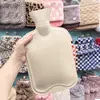 Bolsa de Água Quente Enchida com Água de Borracha à Prova de Explosão Espessada Estilo Antigo Aquecedor de Barriga Mão Colcha Bolsa de Água Quente Enchida com Água
