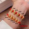 Beleza Cobra Completa ~ Pulseira do Ano da Cobra Corda Vermelha Auspiciosa Este Ano de Vida Corda de Mão Feita à Mão Bebê Cobra Wufu Templo Corda Vermelha Pequena