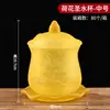 Cálice de Água Benta de Vidro Em Relevo, Cálice para Oferenda de Água, Utensílios Budistas, Cálice para Purificação de Água, Adoração ao Deus da Riqueza, Guanyin, Cálice de Bênção Atacado