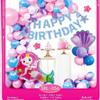 Set de Globos de Cumpleaños Arreglo de Escena de Fiesta Banquete de Cumpleaños Infantil Arreglo de Cien Días de Bebé Tablero de Fondo Globo de Dibujos Animados