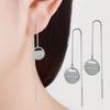 Aretes de Borla Aretes de Zirconia Aretes Largos Aretes para Mujer Love Mr. Jiang Shuying Luo Yue Mismos Aretes