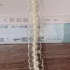 Fita Elástica de Seda de Peixe Colorida Elástica de 1,5cm Acessórios para Vestuário Fita Ondulada Renda Decorativa Material de Gola