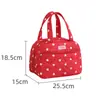 Bolsa para Fiambrera Semi-Circular Acolchada, Gran Capacidad, Bolsa de Almuerzo Portátil Transfronteriza, Bolsa Isotérmica para Llevar Comidas al Trabajo o la Escuela