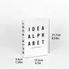 Bestseller transfronterizo: decoración de hogar minimalista adorno de libro falso, color sólido neutro rústico modelo de exhibición de libro imitación revista
