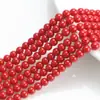 Nuevo pulsera de cuentas de color sólido de jade de porcelana de cristal de 8 mm cortina de puerta cuentas sueltas de vidrio accesorios de joyería DIY al por mayor por artículo