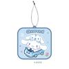 Película de fragancia cuadrada de dibujos animados para coche, colgante interior de Sanrio para coche, película de fragancia fresca y desodorante duradera.