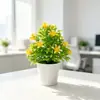 Fornecimento Direto da Fábrica Plantas em Vasos Simuladas 14 Hastes Lírio Perfumado Flores Artificiais Flores Artificiais Ornamento Decoração de Mesa para Casa Flores