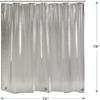 Cortina de Ducha Transfronteriza Cortina Impermeable Peva Sin Perforación Engrosada Negra Transparente Forro de Cortina de Ducha Comercio Electrónico Amazon