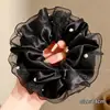 Gomas para el pelo de alta gama, sin esfuerzo chic, de estilo coreano, perfectas para otoño e invierno. Gomas de pelo XL, diseño retro, nueva colección 2026, ideales para crear un moño