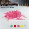 50 Peças de Isca Macia Luminosa para Pesca de Camarão Pequeno, Isca Artificial no Atacado para Camarão, Robalo e Peixe Mandarim