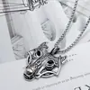 Collar con Colgante de Cabeza de Buey Personalizado Transfronterizo para Hombres y Mujeres Accesorios Explosiones Europeas y Americanas Suministro para Puestos de Joyería en AliExpress