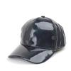 Gorra de béisbol de charol PU colorida europea y americana para hombre y mujer, moda combinable con todo, color degradado arcoíris, sombrero hip hop, gorra con visera hip hop, marea