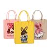 Bolsa de fieltro Bolsa tote Logo corporativo de empresa Bolso de mano Gran capacidad Almacenamiento Bolsa de compras Bolso de mano Bolsa de regalo