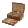 Caja de joyería de madera, estilo europeo, de alta gama, lujosa, vintage, para guardar joyas de mano y pasadores para el cabello, con una estética tradicional china