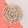 2026 Novo Modelo Partículas de Areia Luminosa Rosa e Roxa Cascalho para Jardinagem e Decoração de Aquário Pedras Coloridas Garrafa dos Desejos