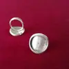 Joyería Artesanal Étnica Miao de Guizhou Accesorios de Bordado Miao Base para Anillo de Plata Miao DIY Montura para Incrustar Piezas Bordadas Base para Anillo