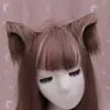 Acessórios de cabelo atacado tiara de orelha de animal de pelúcia grampo de cabelo orelha de fera simulação feito à mão tiara fofa Lolita grampo de cabelo
