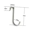 Ganchos de Acero Inoxidable para Puertas de Cocina y Baño, Ganchos para Gabinetes, Ganchos de Almacenamiento para Dormitorios, Estantes Colgantes Multifuncionales
