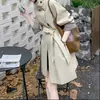 Gabardina Corta Petite Chaqueta Mujer 2026 Nueva Temporada Primavera Otoño Este Año Popular Patchwork de Cuadros Abrigo de Alta Gama
